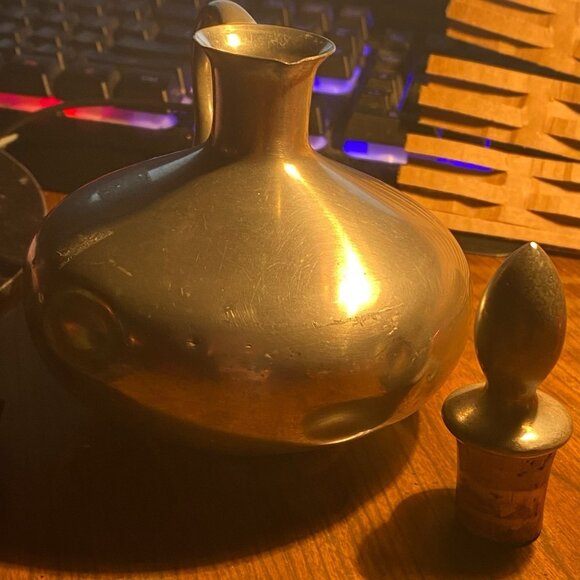 Vintage Royal Holland Pewter Daalderop Pitcher w/ Stopper - Picture 6 of 12